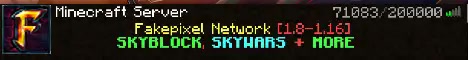 Fakepixel Network баннер