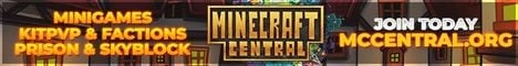 Minecraft Central баннер